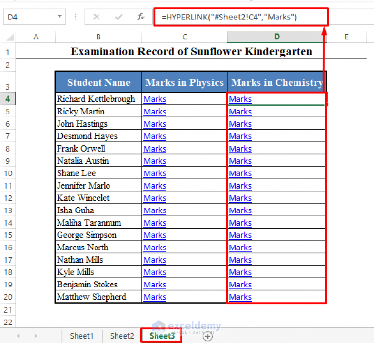 how-to-link-a-table-in-excel-to-another-sheet-2-easy-ways-exceldemy