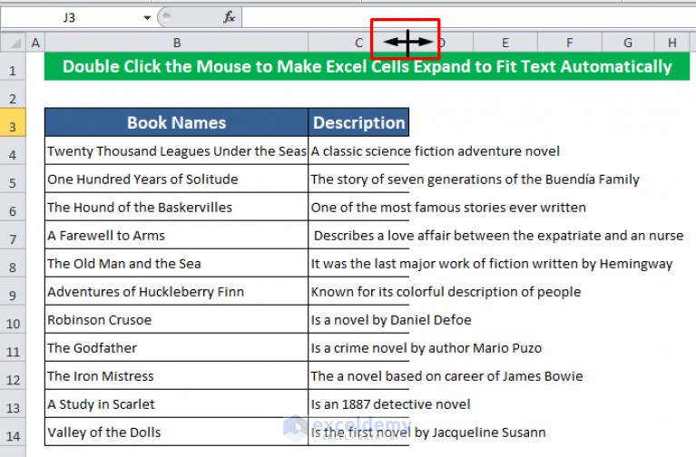 How To Make Excel Cells Expand To Fit Text Automatically 5 Methods 1450