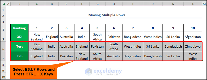 How To Move A Row In Excel 8 Quick Tricks ExcelDemy