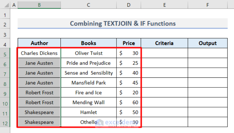 How To Merge Rows Based On Criteria In Excel 4 Easy Ways 5491