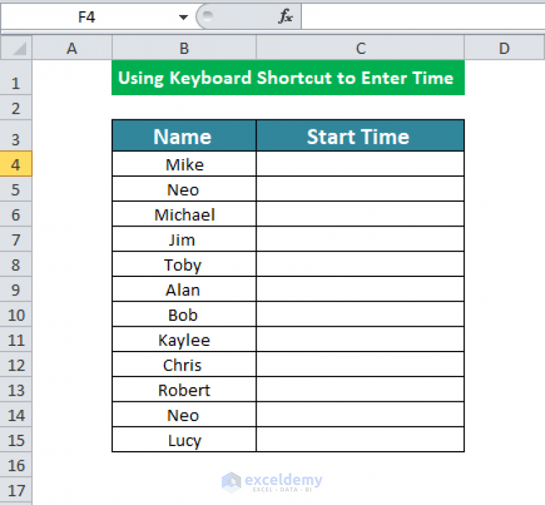 how-to-enter-time-in-excel-5-methods-exceldemy