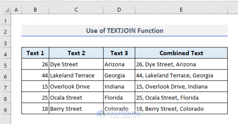 Combine Multiple Columns Into One Column In Excel - ExcelDemy