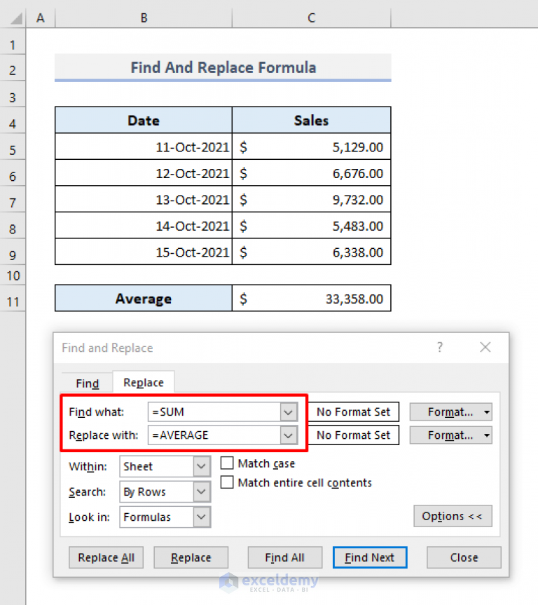 find-and-replace-multiple-values-in-excel-6-quick-methods-exceldemy