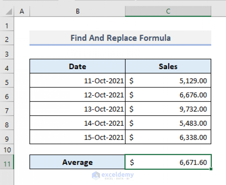 find-and-replace-multiple-values-in-excel-6-quick-methods-exceldemy