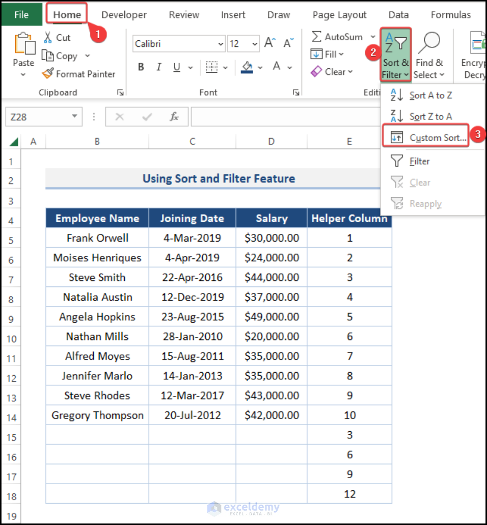 How To Insert Blank Row After Every Nth Row In Excel 2 Ways 6182