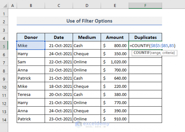 how-to-remove-duplicate-rows-based-on-one-column-in-excel