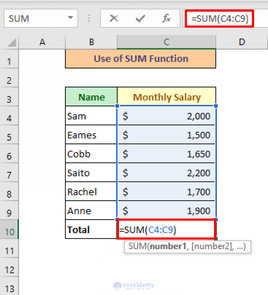 how-to-add-specific-cells-in-excel-5-simple-ways-exceldemy