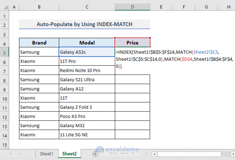 how-to-auto-populate-from-another-worksheet-in-excel-exceldemy