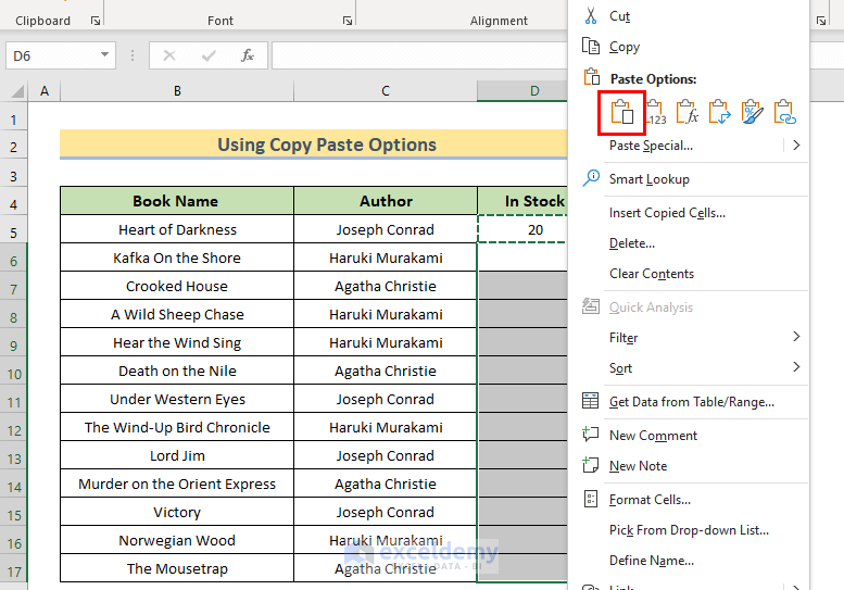 How To Copy Same Value In Multiple Cells In Excel