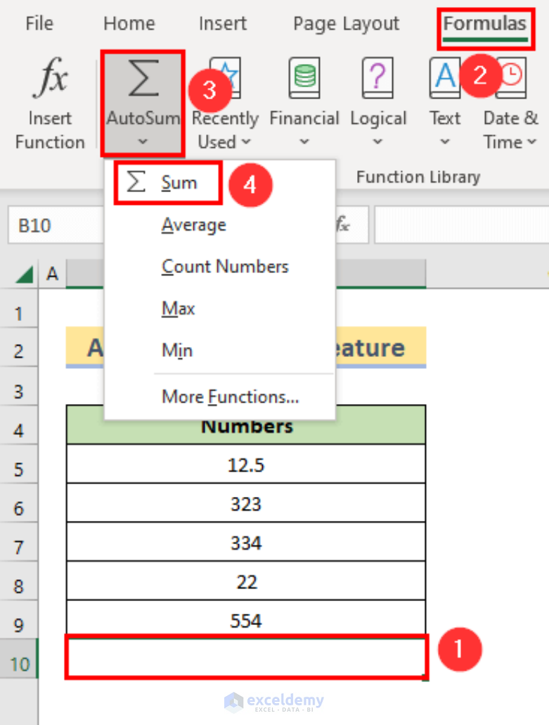 How To Sum Rows In Excel 9 Easy Methods Exceldemy 4742