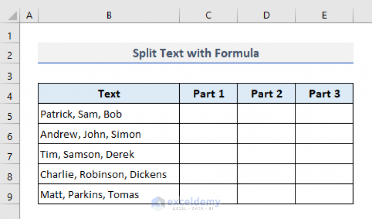 Opposite Of Concatenate In Excel 4 Options 