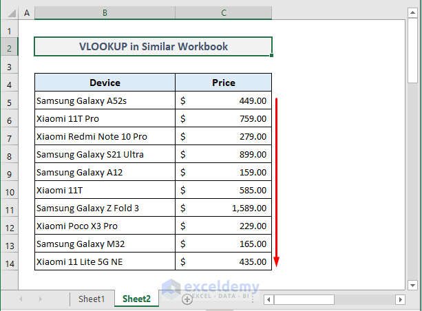 How To Use Vlookup In Excel Between Two Sheets Bettafaith