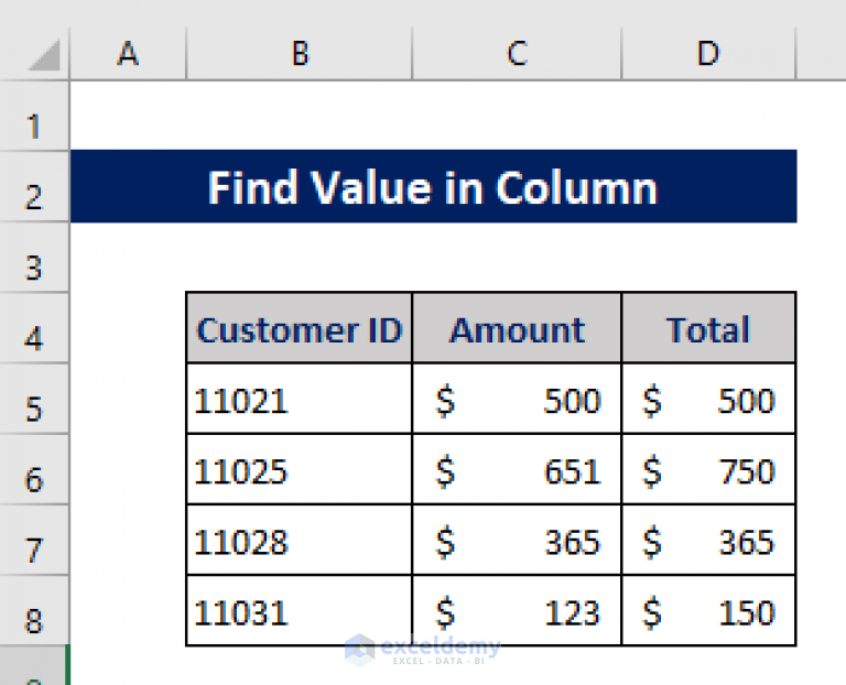 how-to-find-value-in-column-in-excel-4-methods-exceldemy