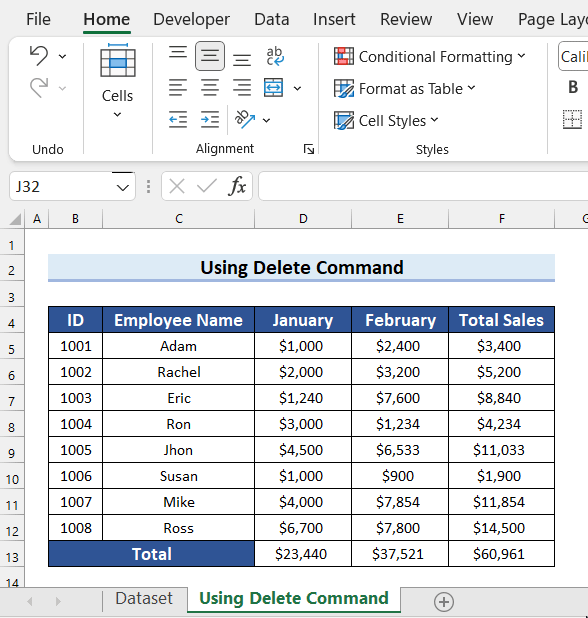 How To Delete A Sheet In Excel 7 Quick Ways Exceldemy 5257