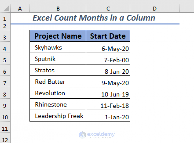 how-to-count-months-in-a-column-in-excel-4-quick-ways-images-and