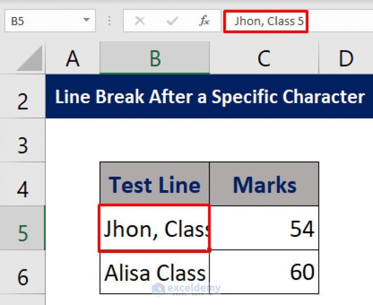 how-to-make-two-lines-in-one-cell-in-excel-4-methods