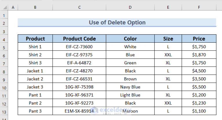 how-to-delete-unused-columns-in-excel-5-quick-ways