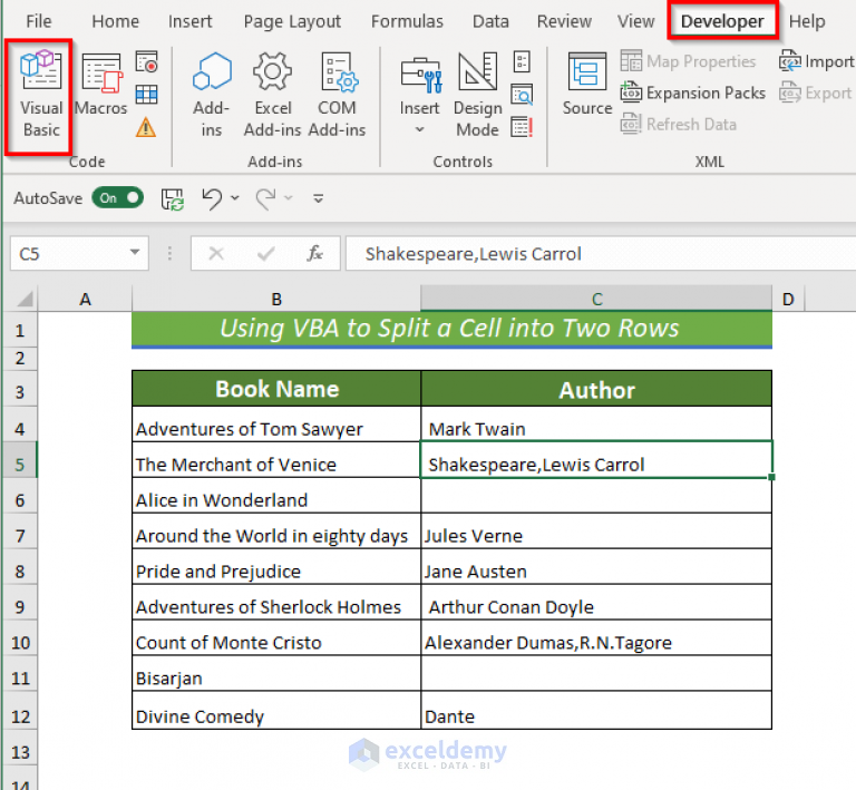 how-to-split-a-cell-into-two-rows-in-excel-3-ways-exceldemy