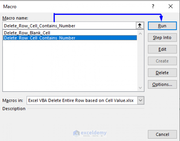 vba-to-delete-entire-row-based-on-cell-value-in-excel-3-methods