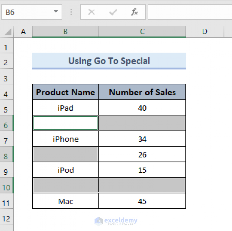 How to Count Empty Cells in Excel (4 Suitable Ways)