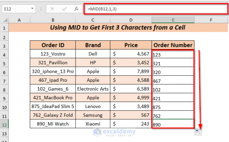 excel-formula-to-get-first-3-characters-from-a-cell-3-easy-ways