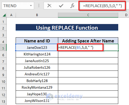 How To Add Space Between Text In A Cell In Excel 4 Easy Ways 