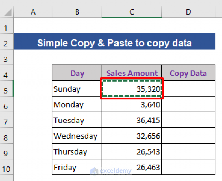 how-to-copy-data-from-one-cell-to-another-in-excel-automatically