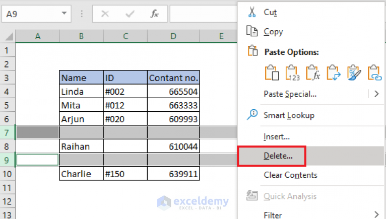 how-to-delete-multiple-rows-in-excel-3-methods-exceldemy