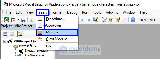 VBA To Remove Characters From String In Excel 7 Methods ExcelDemy