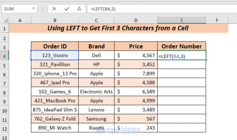 excel-formula-to-get-first-3-characters-from-a-cell-6-ways-exceldemy