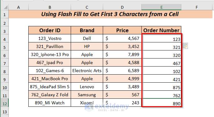 Excel Formula To Get First 3 Characters From A Cell 3 Easy Ways 