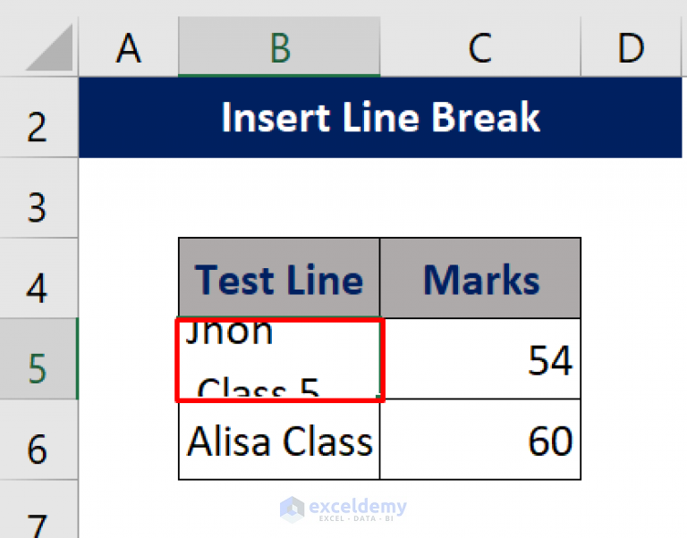 how-to-make-two-lines-in-one-cell-in-excel-4-methods