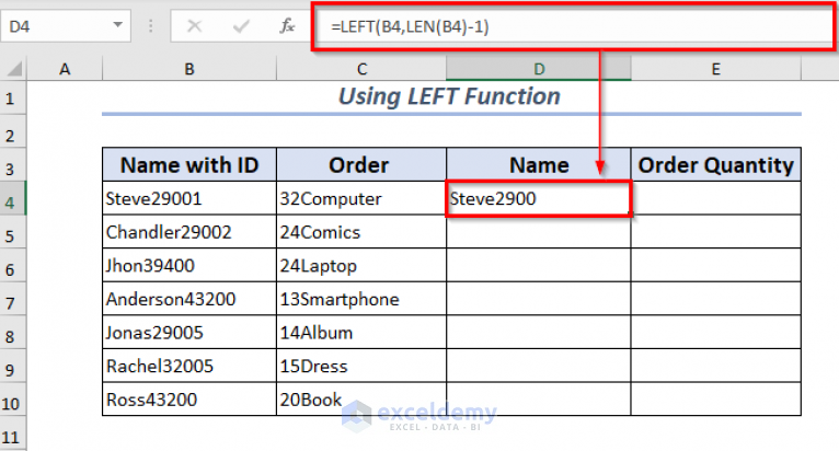 Excel Remove Characters From Right Of Cell