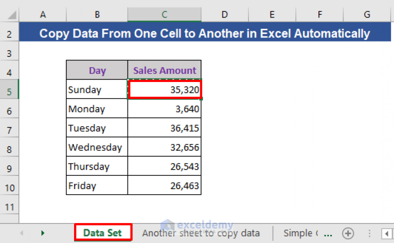 how-to-copy-data-from-one-cell-to-another-in-excel-automatically