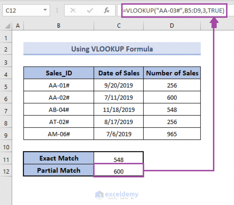 Lookup Value in Column and Return Value of Another Column in Excel