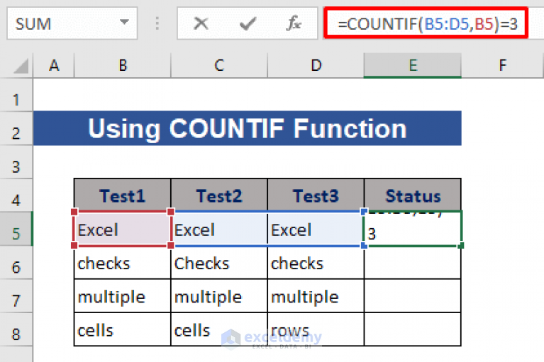 how-to-check-if-multiple-cells-are-equal-in-excel-4-methods-exceldemy