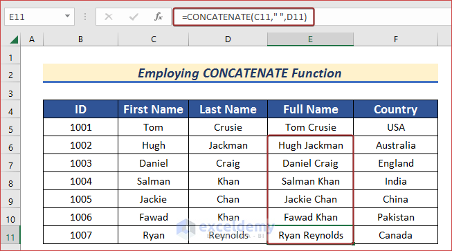 How To Merge Rows And Columns In Excel 3 Smart Ways 1249