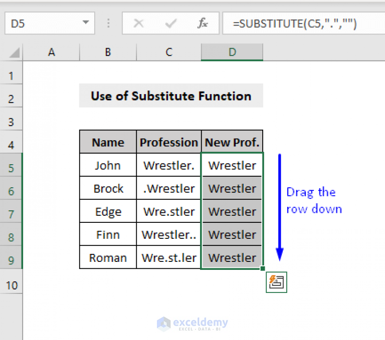 Microsoft Excel Removing Characters In A Cell