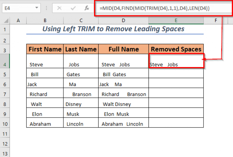 how-to-delete-trailing-spaces-in-excel-ms-excel-tips-youtube