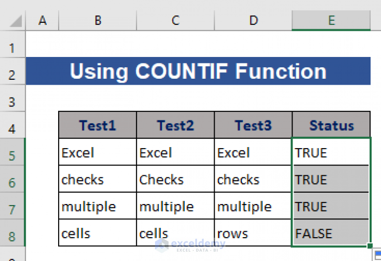 how-to-check-if-multiple-cells-are-equal-in-excel-4-methods-exceldemy