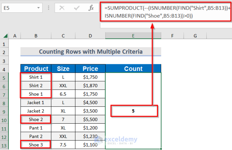 how-to-count-rows-with-text-in-excel-easiest-7-ways