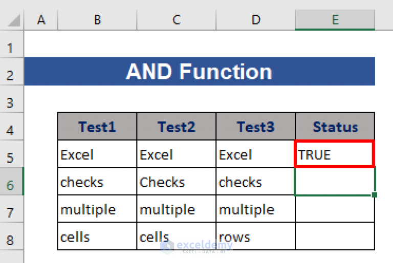 how-to-check-if-multiple-cells-are-equal-in-excel-4-methods-exceldemy