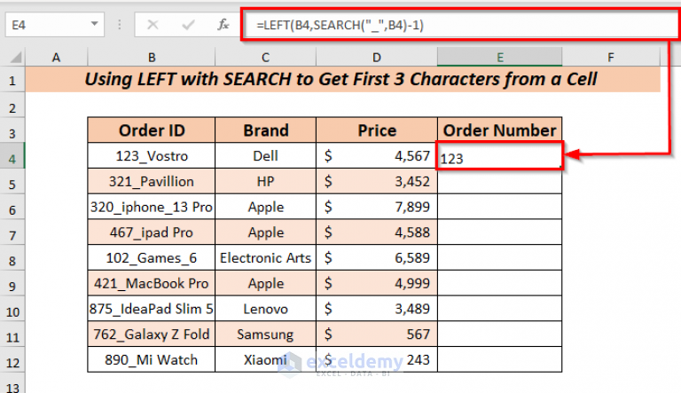 excel-formula-to-get-first-3-characters-from-a-cell-6-ways-exceldemy