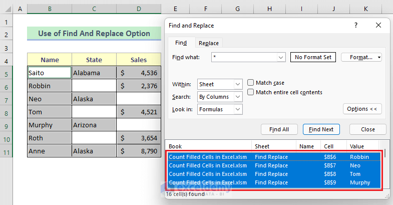 How To Count Filled Cells In Excel 5 Quick Ways 