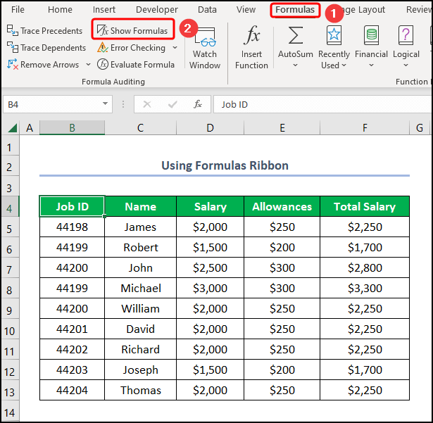 how-to-show-formula-as-text-in-another-cell-in-excel-6-ways