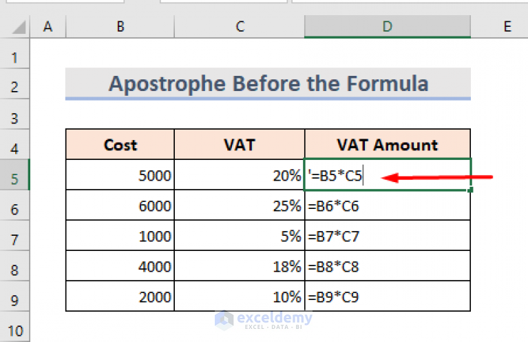 excel-showing-formula-instead-of-result-8-reasons-exceldemy