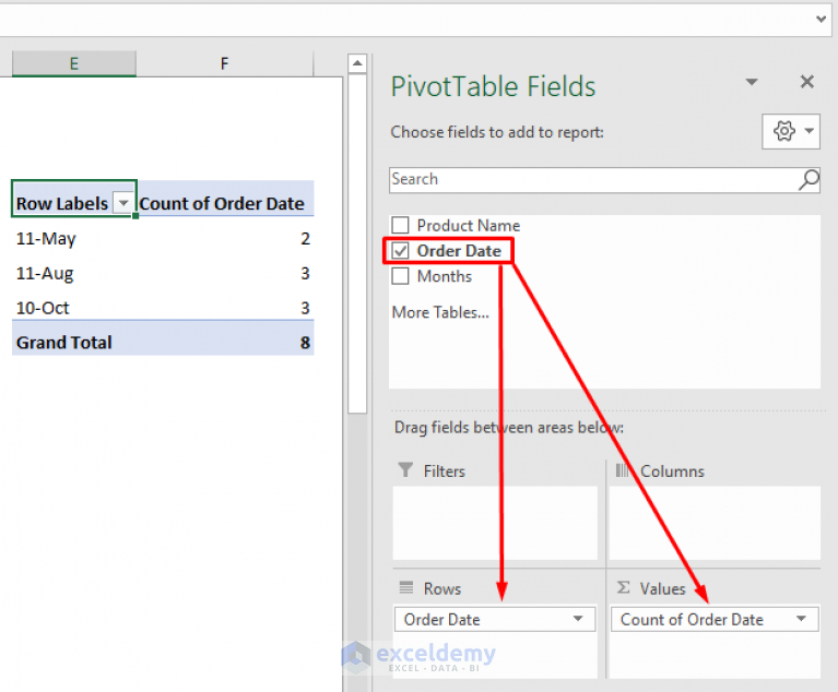 how-to-count-occurrences-per-day-in-excel-4-quick-ways