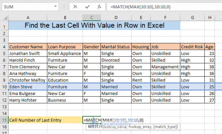 how-to-find-last-cell-with-value-in-column-in-excel-exceldemy