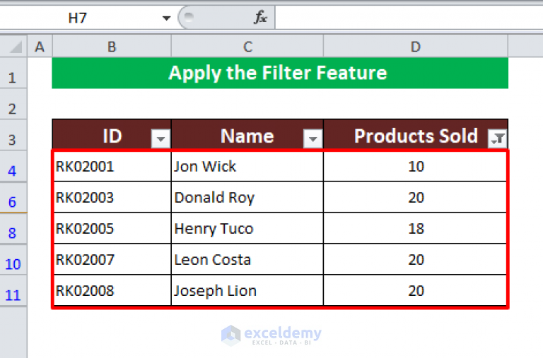 How To Delete Every Other Row In Excel 4 Methods Exceldemy 3123
