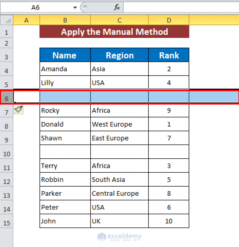 How To Insert Rows Automatically In Excel Ways Exceldemy